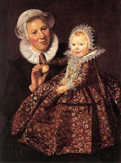 Frans Hals Catharina Hooft with her Nurse WGA Norge oil painting art